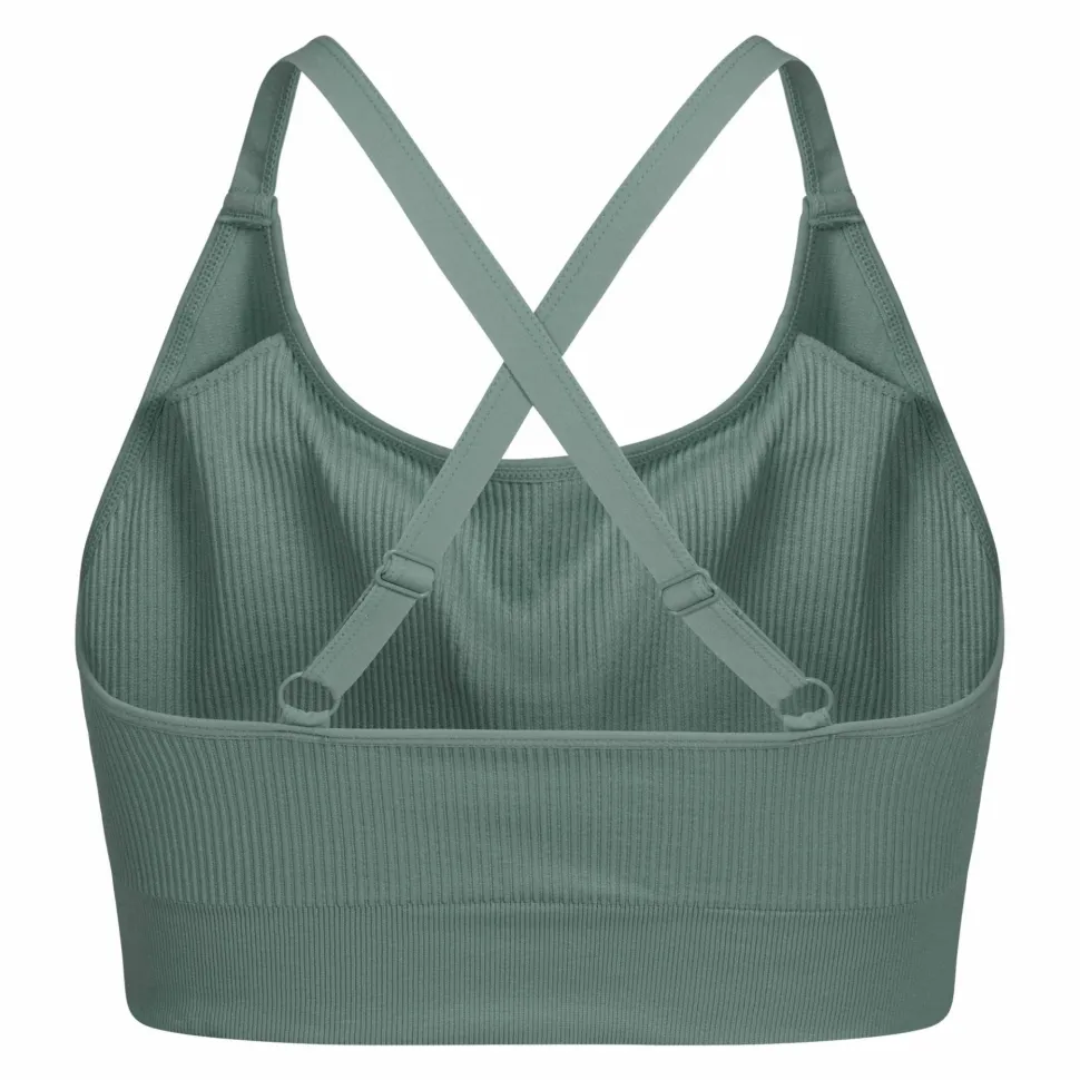 Hellner Women's Seamless Tech Sport Bra Laurel Wreath