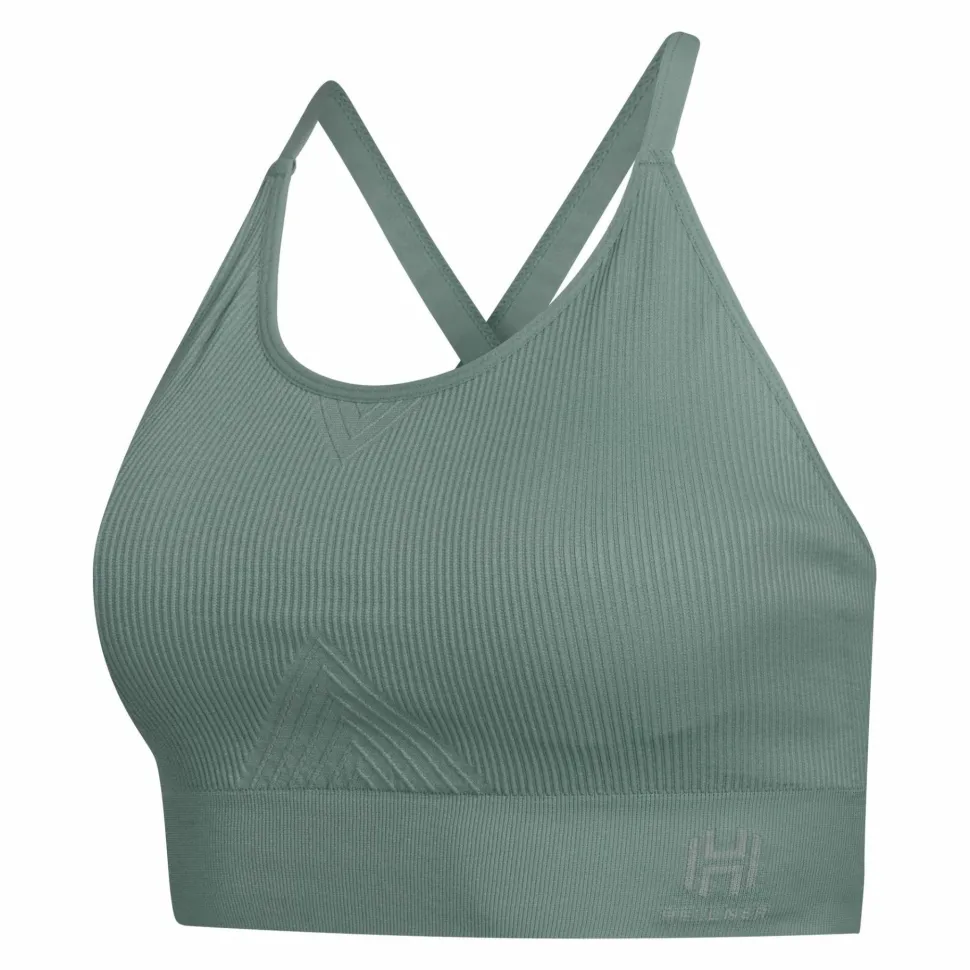 Hellner Women's Seamless Tech Sport Bra Laurel Wreath