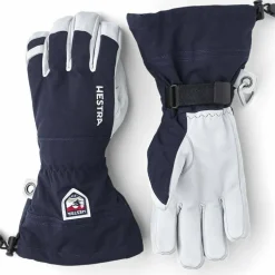 Hestra Army Leather Heli Ski 5-finger Marine
