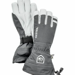 Hestra Army Leather Heli Ski 5-finger Grey