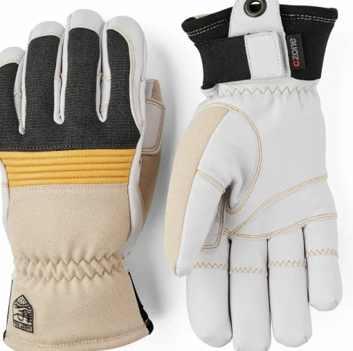 Hestra Couloir 5 Finger Beige/Offwhite