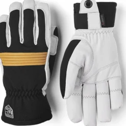 Hestra Couloir 5 Finger Black/Off White