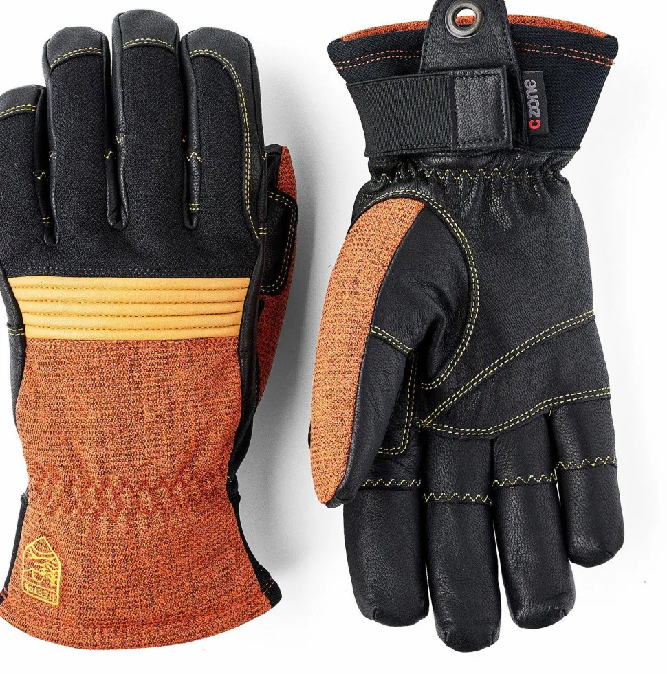Hestra Couloir 5 Finger Brick Red/Black