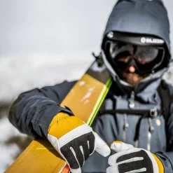 Hestra Couloir 5 Finger Mustard/Off White