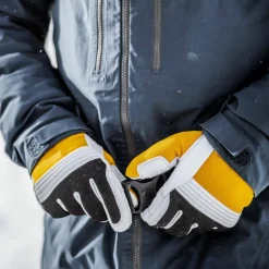 Hestra Couloir 5 Finger Mustard/Off White