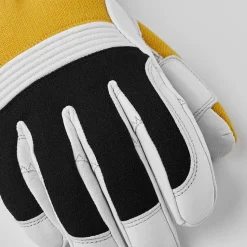 Hestra Couloir 5 Finger Mustard/Off White