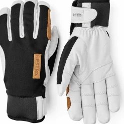 Hestra Ergo Grip Active Wool Terry - 5 Finger Black/Off White