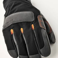 Hestra Ergo Grip Delta HDry - 5 Finger Black/Dark Grey