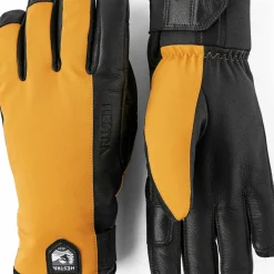 Hestra Flextron Motion Short 5-Finger Mustard/Black