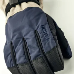Hestra Gauntlet Sr. - 5 Finger Dark Navy/Beige