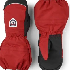 Hestra Kids' Akka Jr. - Mitt Red