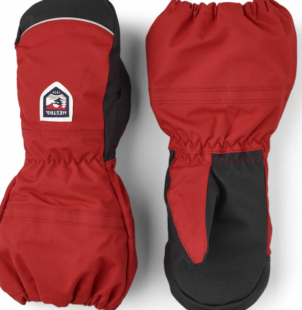 Hestra Kids' Akka Jr. - Mitt Red