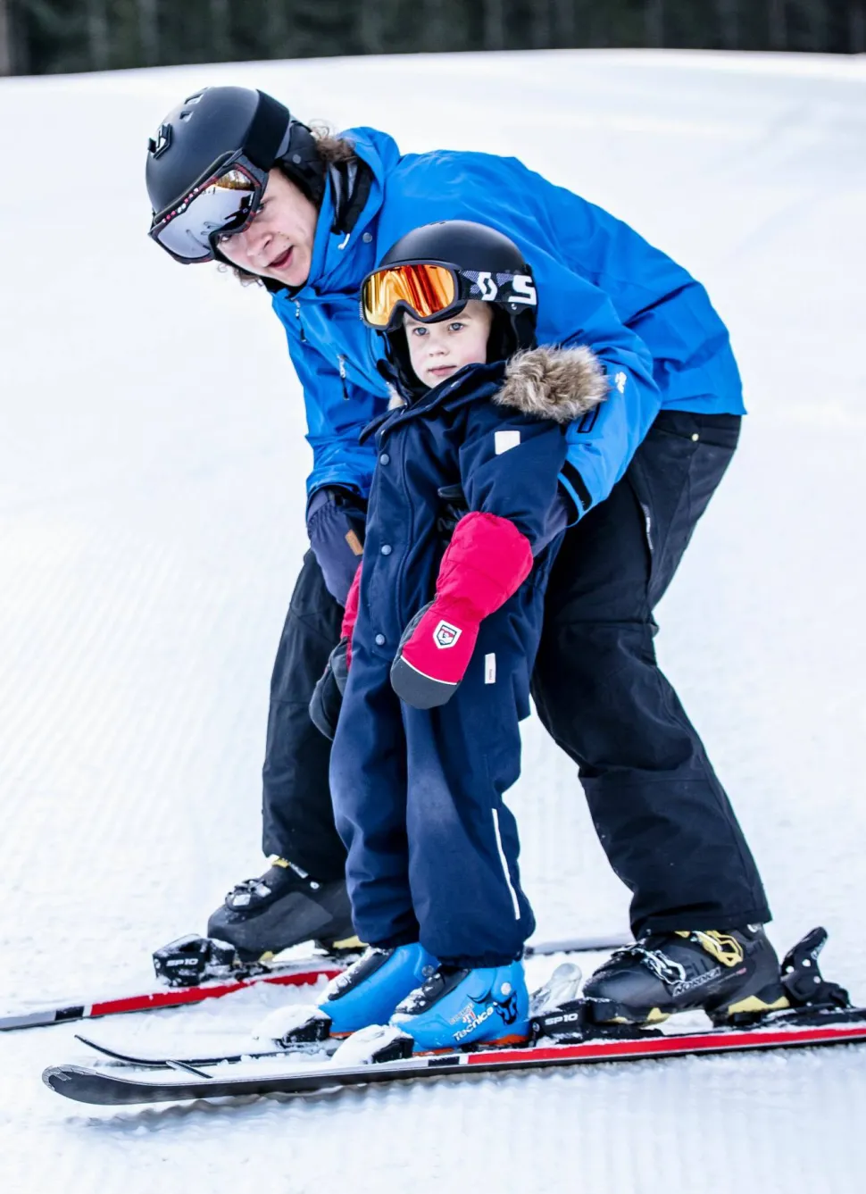 Hestra Kids' Akka Jr. - Mitt Red