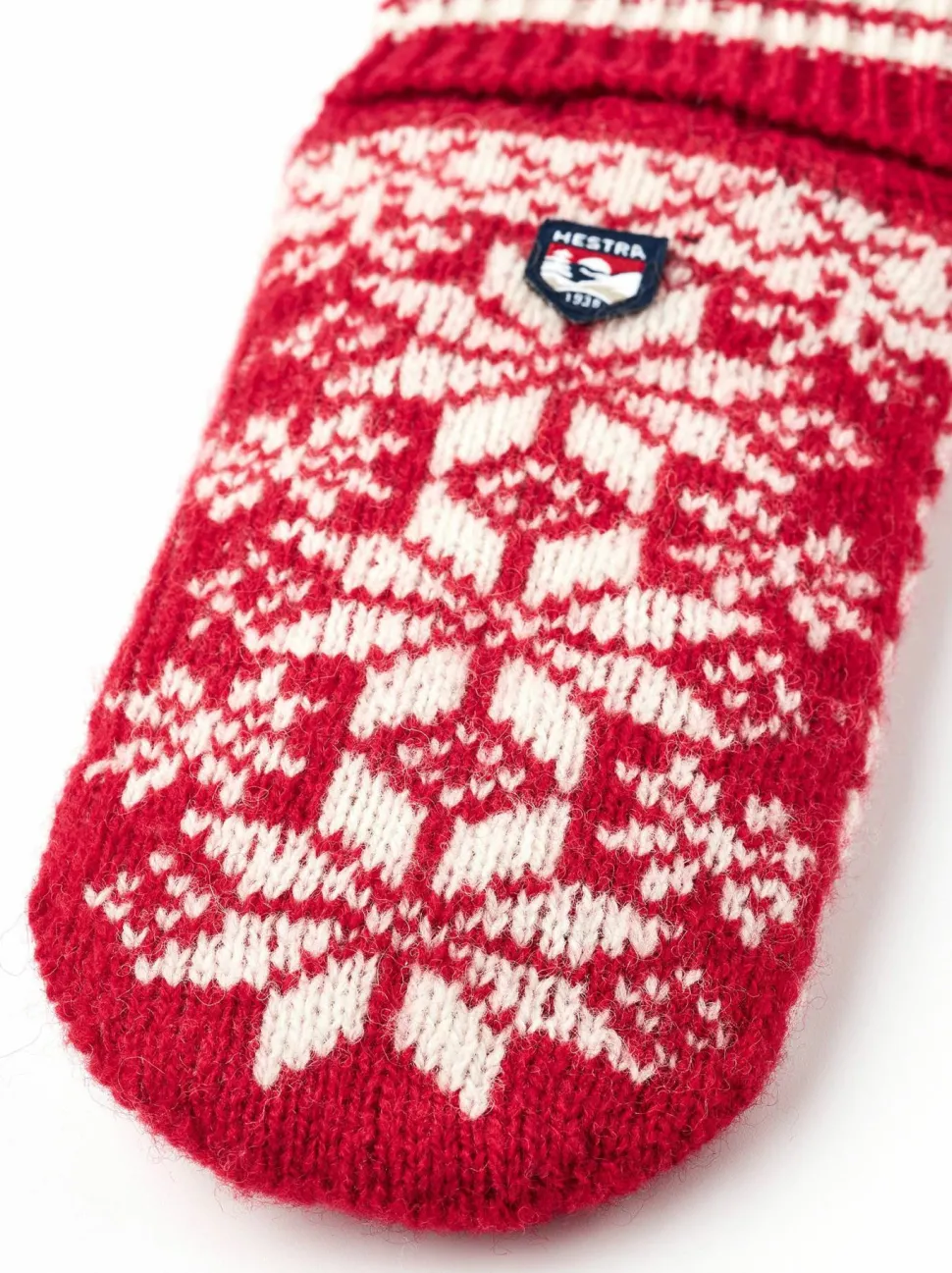 Hestra Kids' Nordic Junior - Mitt Red/Offwhite