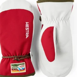 Hestra Kids' Wakayama Jr Mitt Red