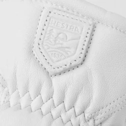Hestra Leather Box Mitt Off White