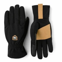Hestra Merino Windwool Liner - 5 Finger Black