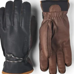 Hestra Wakayama 5-Finger Navy/Brown