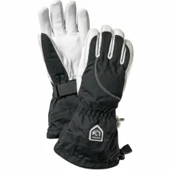 Hestra Women's Heli Ski 5 Finger Black/White