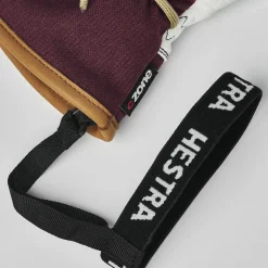 Hestra Women's Voss CZone - 5 finger Bordeaux