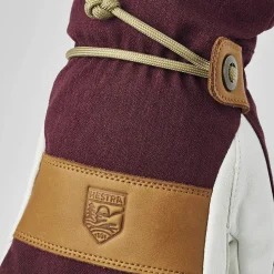 Hestra Women's Voss CZone - 5 finger Bordeaux