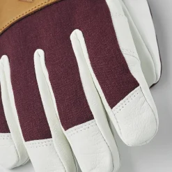 Hestra Women's Voss CZone - 5 finger Bordeaux