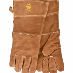 Hällmark BBQ Glove Leather 40 cm Brown