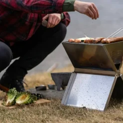 Hällmark Foldable Grill Stainless Steel