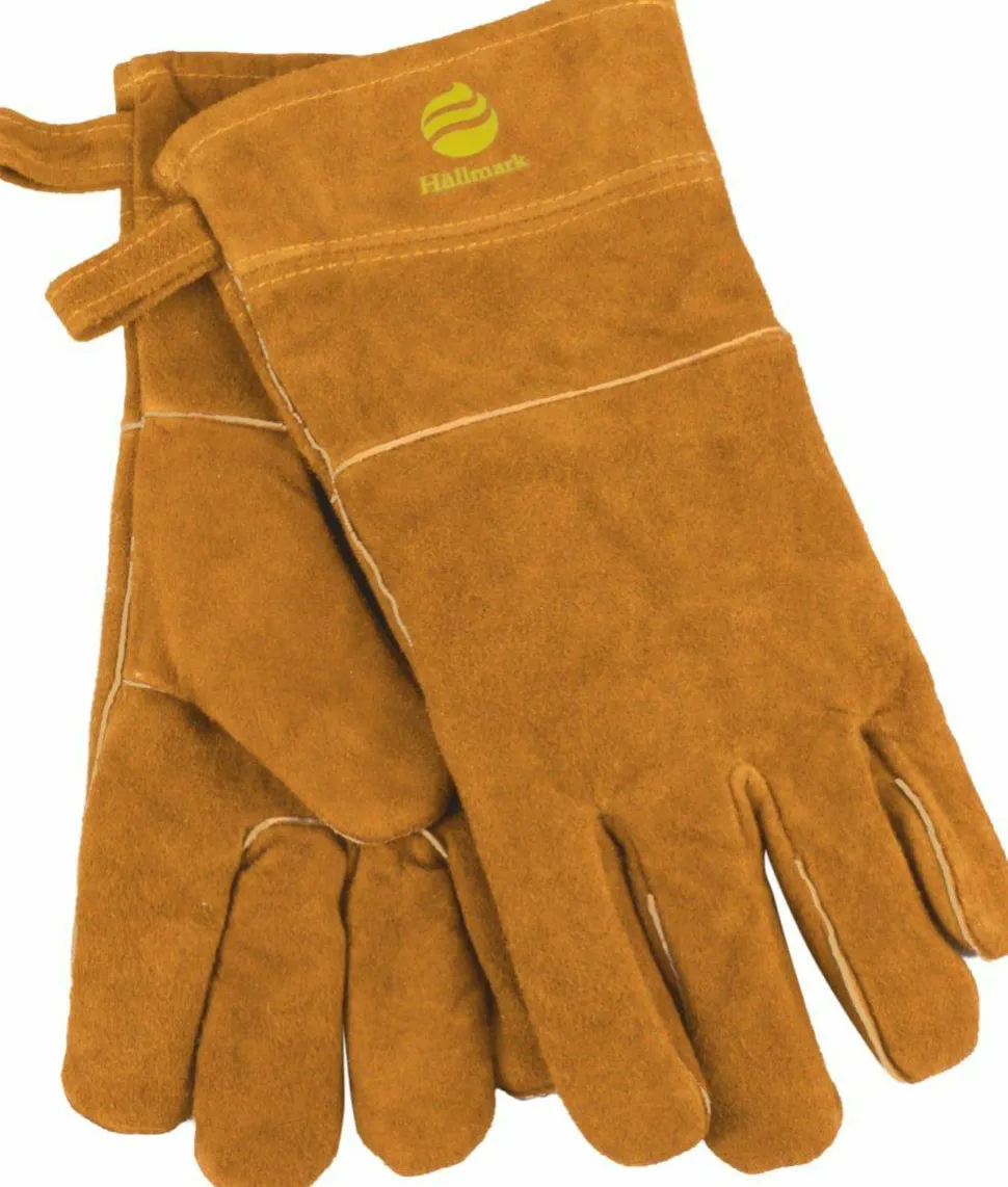 Hällmark Leather Gloves Medium Brown