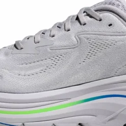 Hoka Men's Clifton 10 Ash Grey / Neon Green