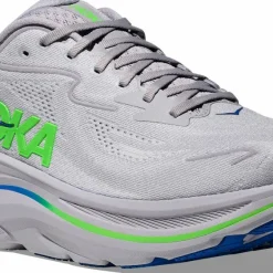 Hoka Men's Clifton 10 Ash Grey / Neon Green