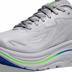 Hoka Men's Clifton 10 Ash Grey / Neon Green