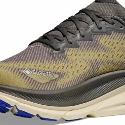 Hoka Men's Clifton 9 GORE-TEX Gravel/Eggshell