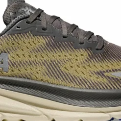 Hoka Men's Clifton 9 GORE-TEX Gravel/Eggshell