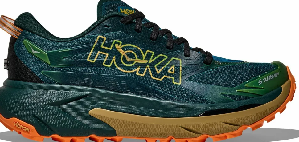 Hoka Men's Mafate 5 Tidal Wave/Mustard Seed