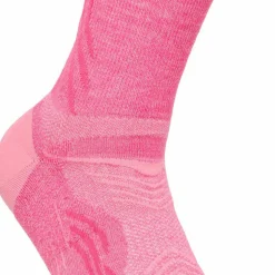 Hoka Unisex Bondi 9 Crew Run Sock Electric Rose