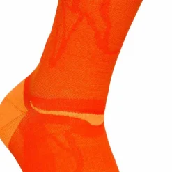 Hoka Unisex Clifton 10 Crew Run Sock Lava
