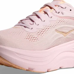 Hoka Women's Bondi 9 Lilac Cream/Tangerine Glow