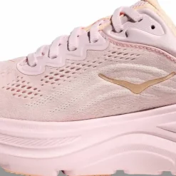 Hoka Women's Bondi 9 Lilac Cream/Tangerine Glow