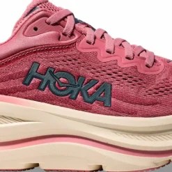 Hoka Women's Bondi 9 Wide Lingonberry/Cranberry