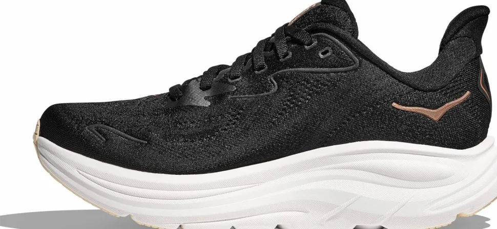 Hoka Women's Clifton 10 Black/Rose Gold