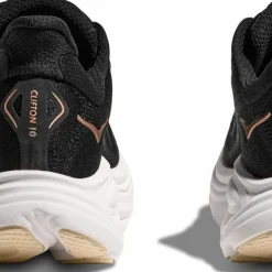 Hoka Women's Clifton 10 Black/Rose Gold