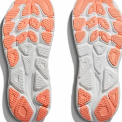 Hoka Women's Clifton 10 Lilac Cream / Tangerine Glow