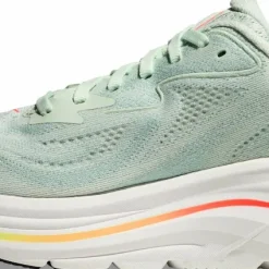 Hoka Women's Clifton 10 Sea Glass / Neon Flame