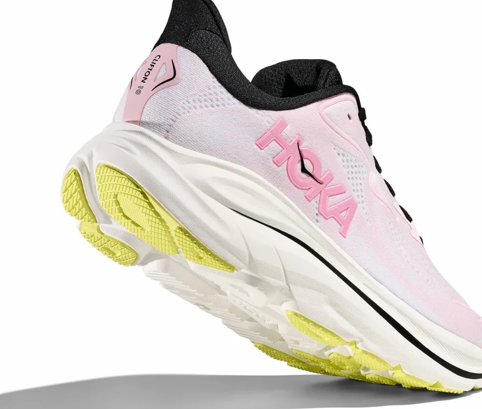 Hoka Women's Clifton 10 Wide Carnation/Starlight Glow