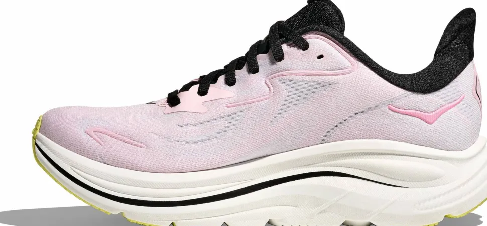 Hoka Women's Clifton 10 Wide Carnation/Starlight Glow