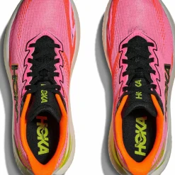 Hoka Women's Mach X 3 Neon Rose/Neon Tangerine