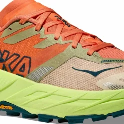 Hoka Women's Speedgoat 7 Persimmon/Neon Yuzu