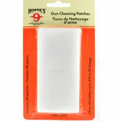 Hoppes Cleaning Patches Bigpack Cal .38 - .45/.410 - 20GA White