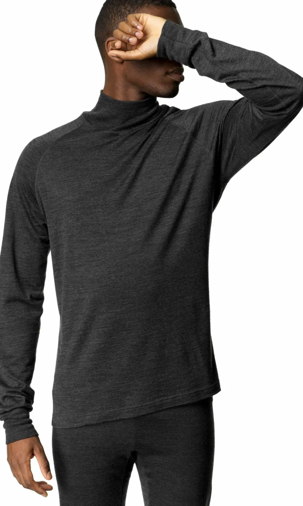 Houdini Men's Activist Turtleneck True Black